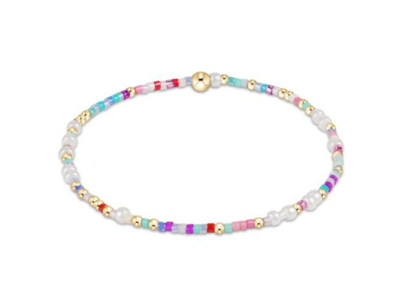 enewton Hope Unwritten bracelet with colorful beads and gold accents for a fun, stackable everyday look
