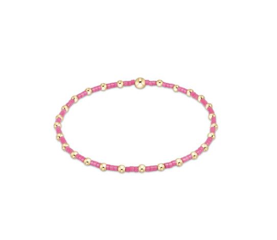 enewton Hope Sincerity bracelet with hand-beaded design on elastic stretch for easy wear and everyday stacking

