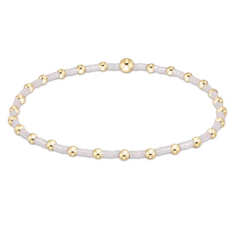 Hope Sincerity Bracelet - Silky White