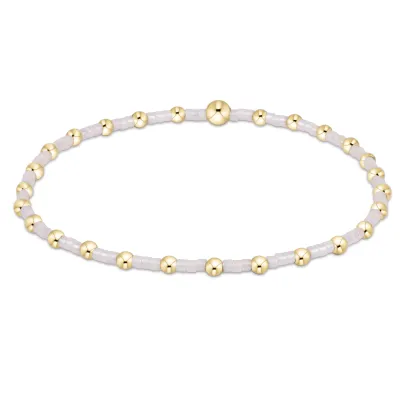 Hope Sincerity Bracelet - Silky White