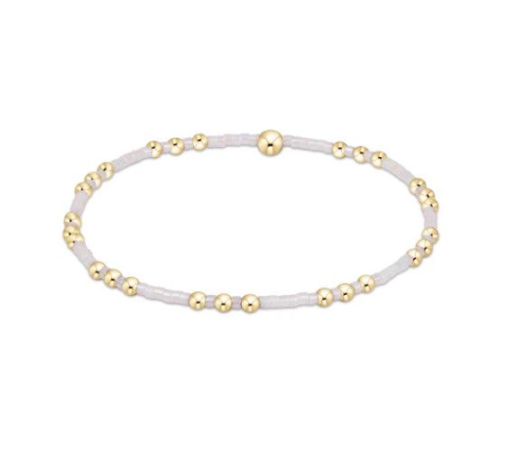 Hope Joy Bracelet - Silky White