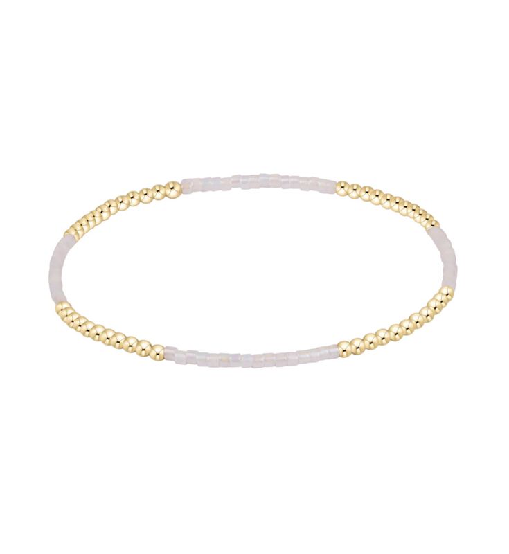enewton Hope Blissful bracelet with signature beaded design and gold accents for a delicate, stackable everyday look
