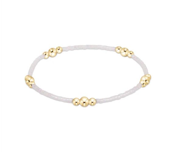 enewton Hope Purpose gold bracelet with classic beaded design for a timeless, stackable everyday look
