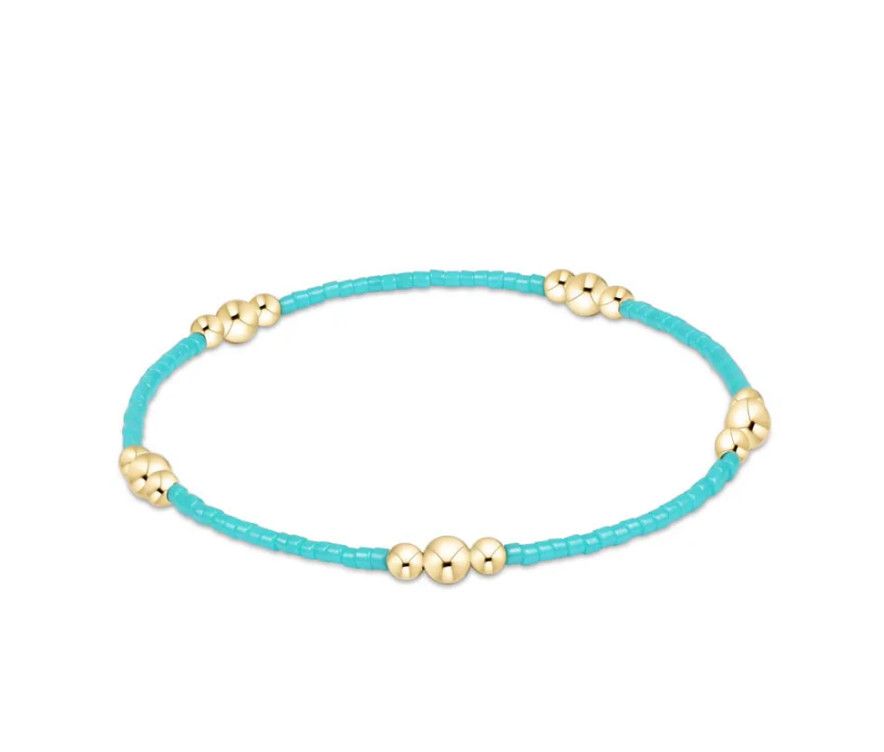 enewton Hope Purpose gold bracelet with classic beaded design for a timeless, stackable everyday look
