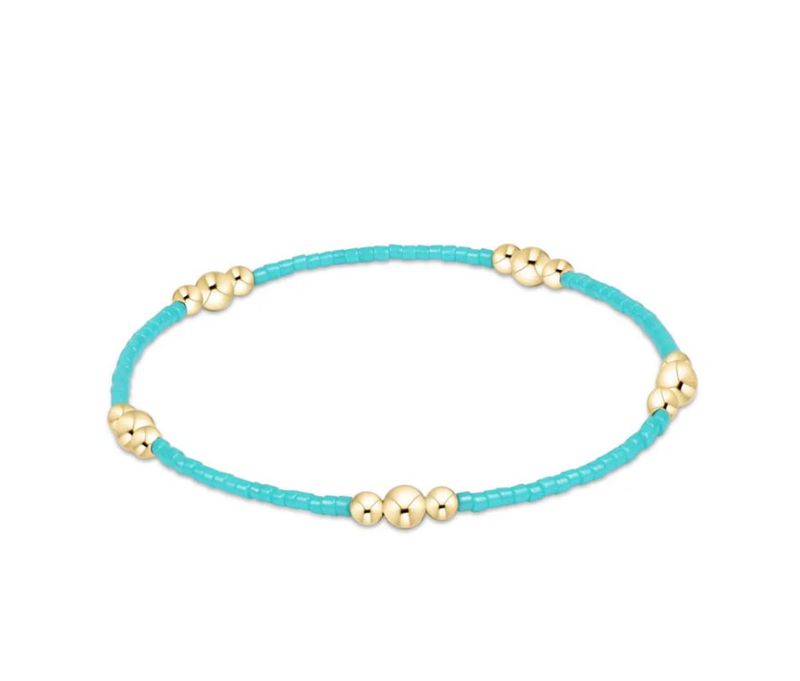 enewton Hope Purpose gold bracelet with classic beaded design for a timeless, stackable everyday look
