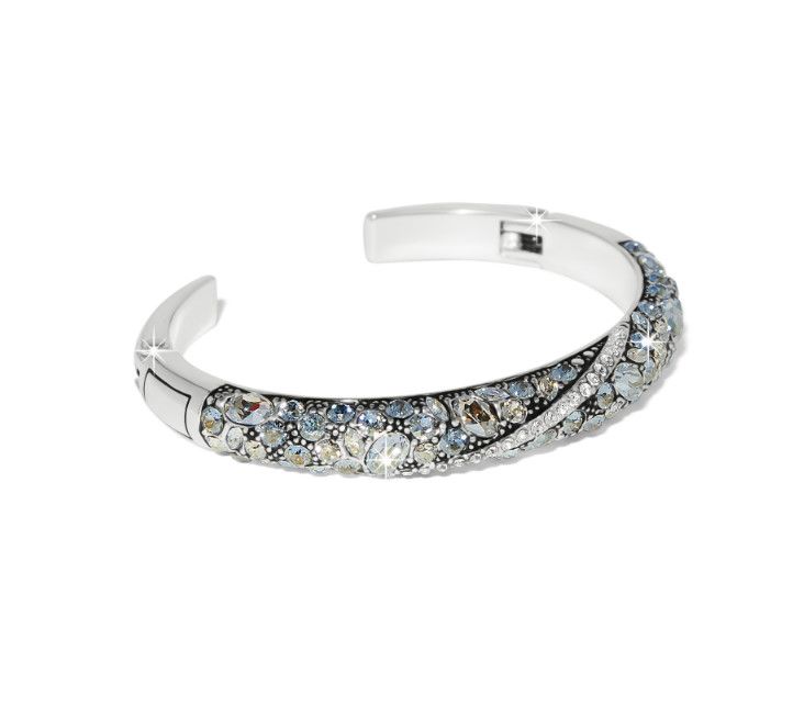 Brighton Sky Trust Your Journey hinged bracelet with elegant design and inspirational message, perfect for everyday wear
