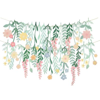 Floral Paper Backdrop