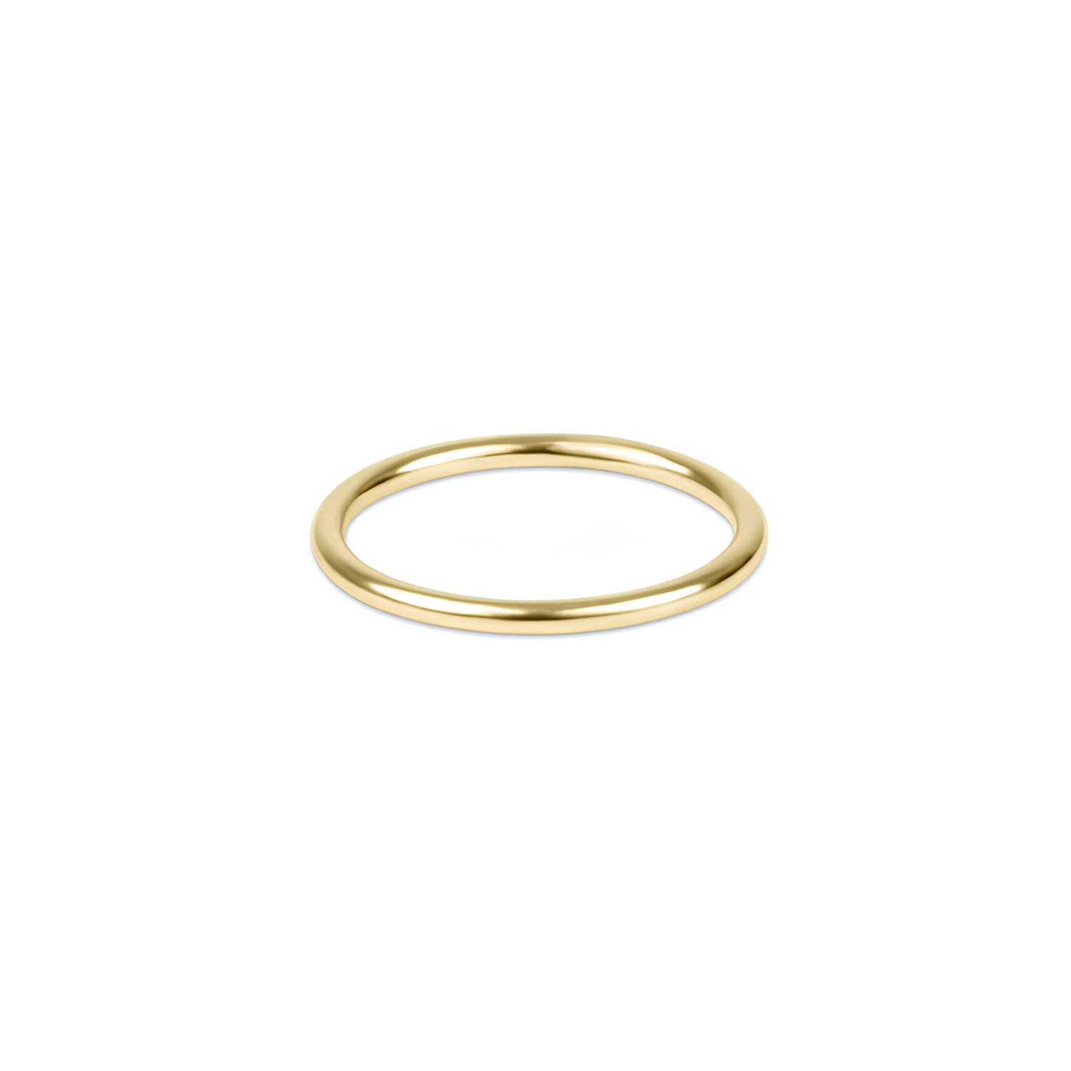 Classic Gold Thin Band Ring, Size: 6