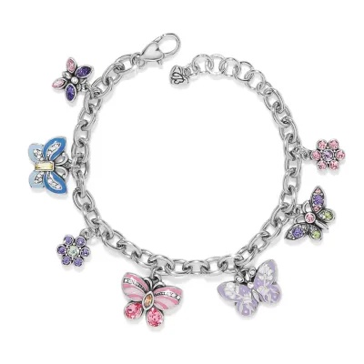 La Tulipe Butterfly Charm Bracelet