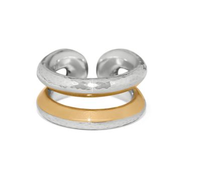Silver Gold Medici Ring