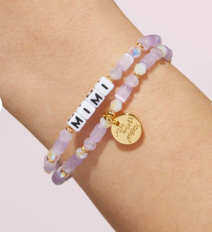 Mimi Lavender Lace | Little Words Bracelet