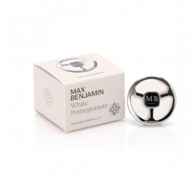 White Pomegranate Car Fragrance Dispenser