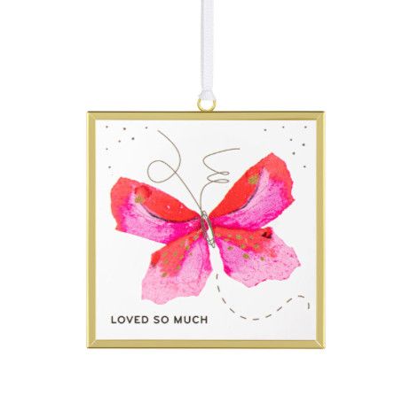 Loved So Much Butterfly Suncatcher