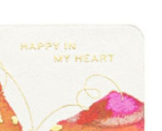 Happy In My Heart Butterfly Magnet