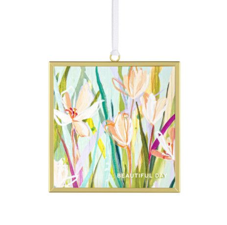 Beautiful Day Floral Butterfly Suncatcher