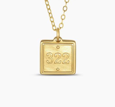 Lamentations 3:22 Petite Gold Necklace