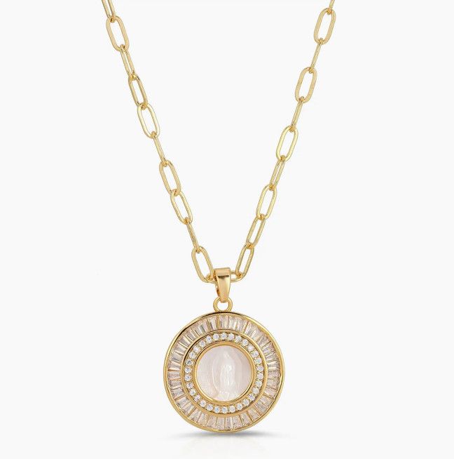 Classic Mother Mary Gold Necklace