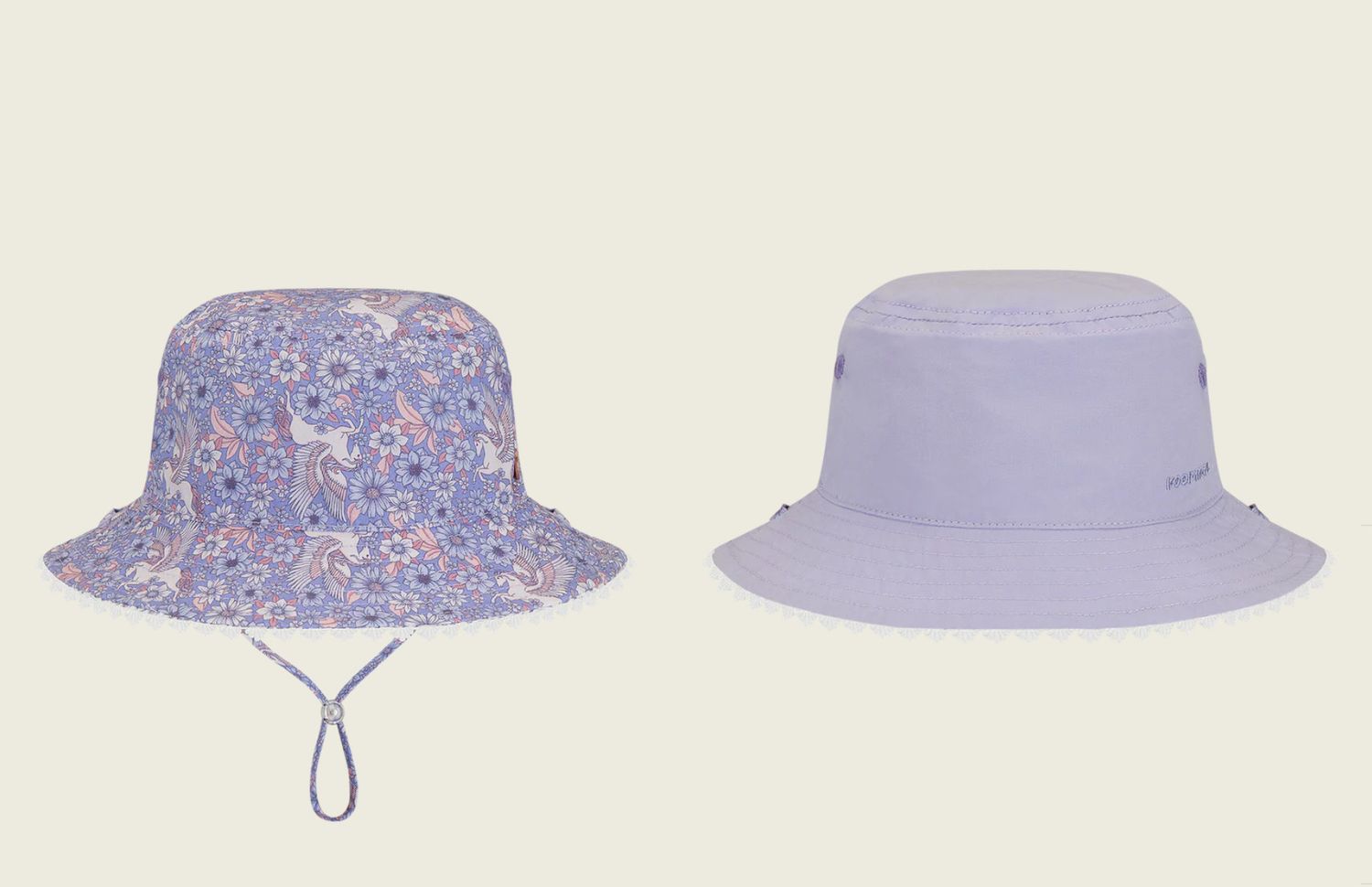 Purple Crystal Bucket Hat, Size: Small