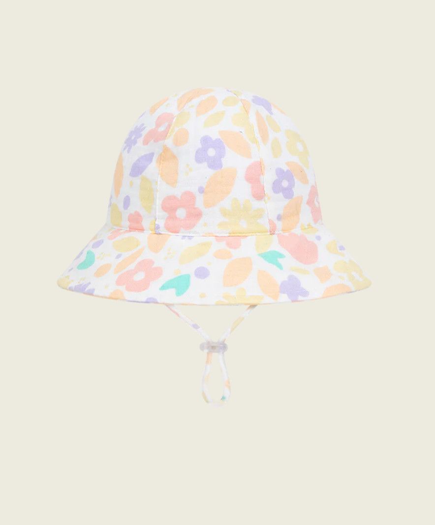 Baby Girl Indee Bucket Hat, Size: Small