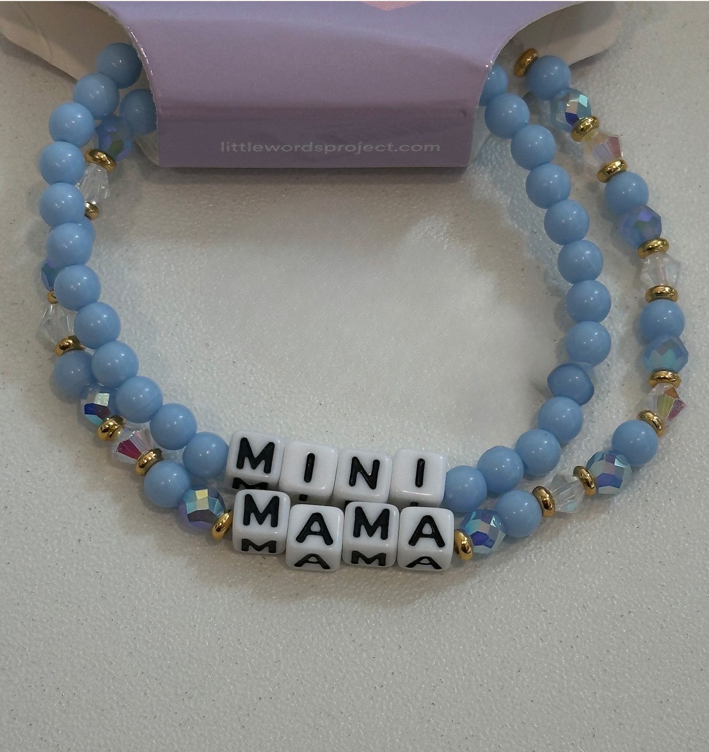 Mini &amp; Mama Blue Bracelet Set
