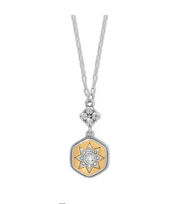 Silver Gold Mosaic Nova Petite Necklace