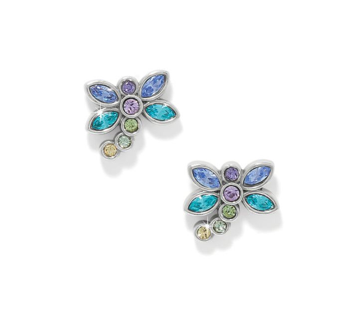 Enchanting Gem Dragonfly Earrings