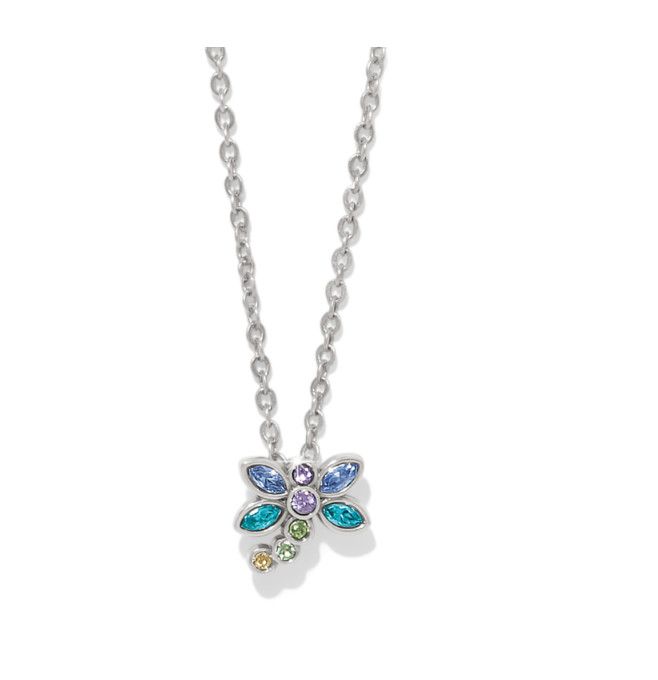 Enchanting Gem Dragonfly Necklace