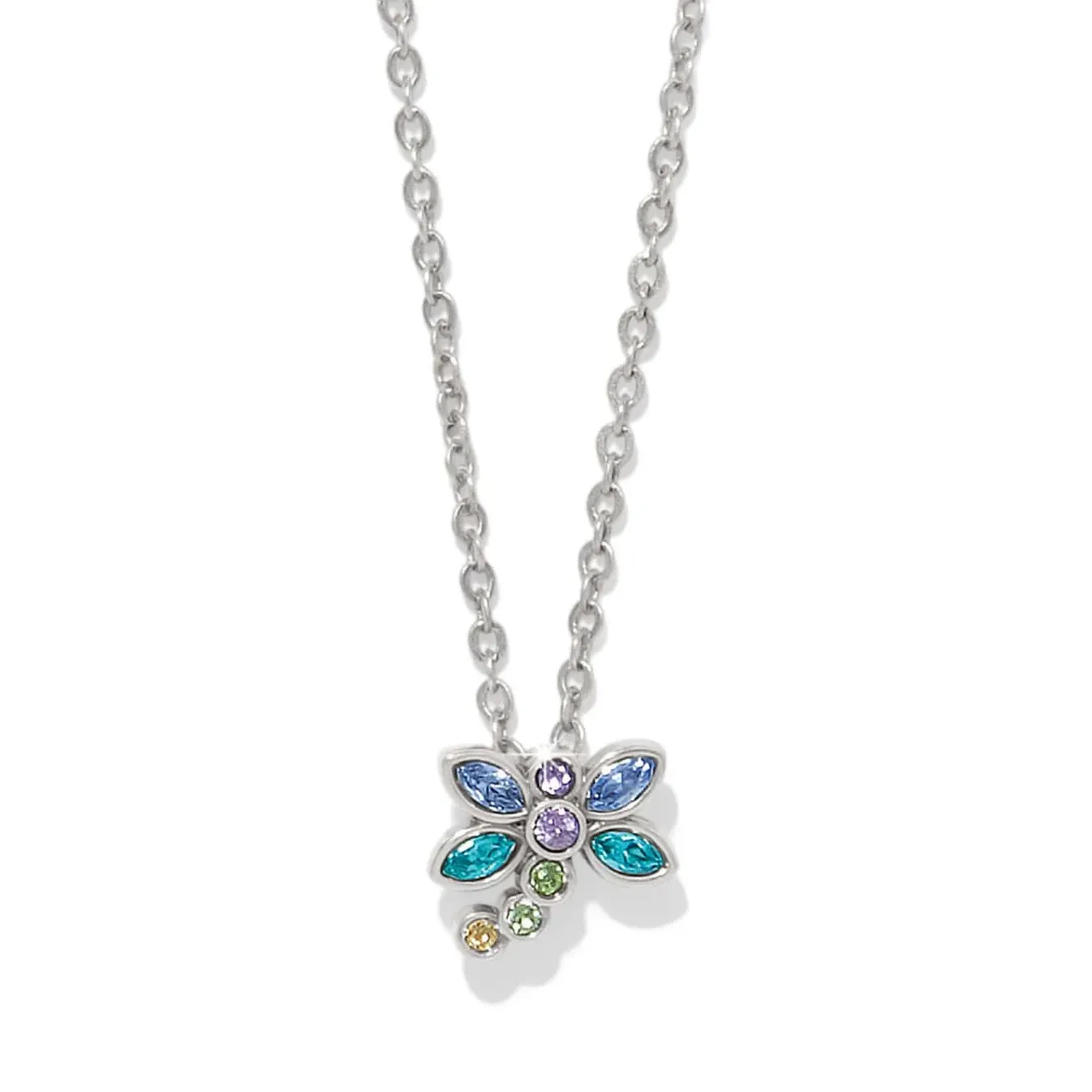 Enchanting Gem Dragonfly Necklace