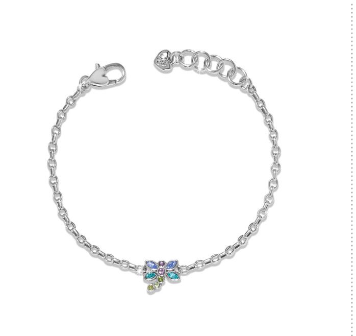 Enchanting Gem Dragonfly Bracelet