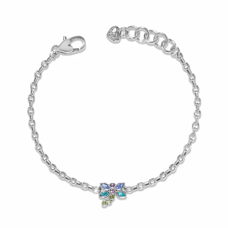 Enchanting Gem Dragonfly Bracelet
