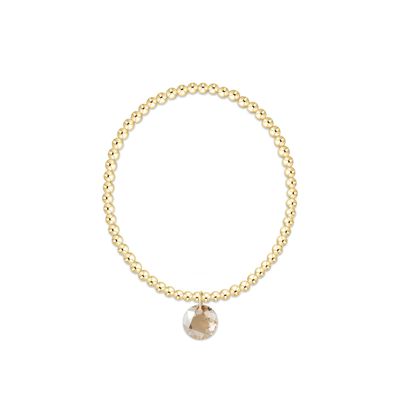 Classic Gold 3mm Bracelet Reflection Champagne