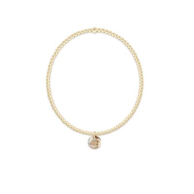 Classic Gold 2mm Bracelet Reflection Champaign