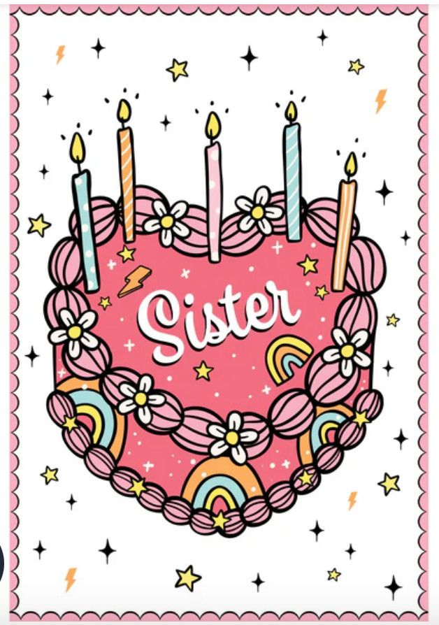 Sister Birthday Card