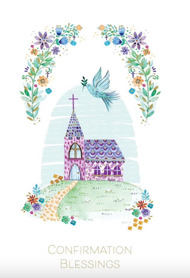 Spring Church Confirmation Money Card