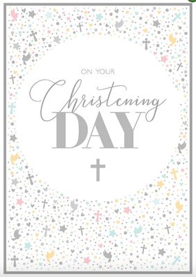 On Your Christening Day Card