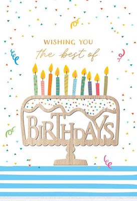 Wishing You The Best Of Birthdays Card