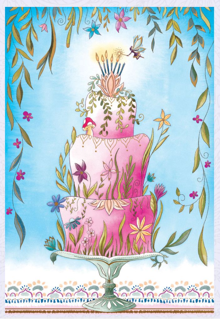 Fairy Cake Birthday Card