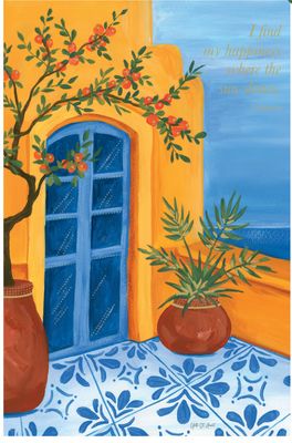 Santorini Escape Birthday Card