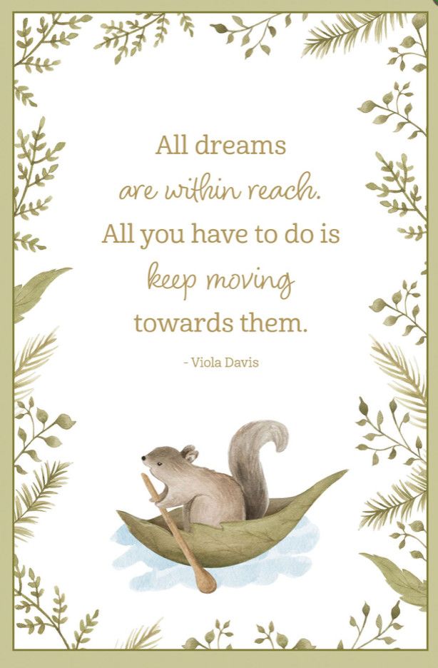 Squirrel Canoe Encouragement Card