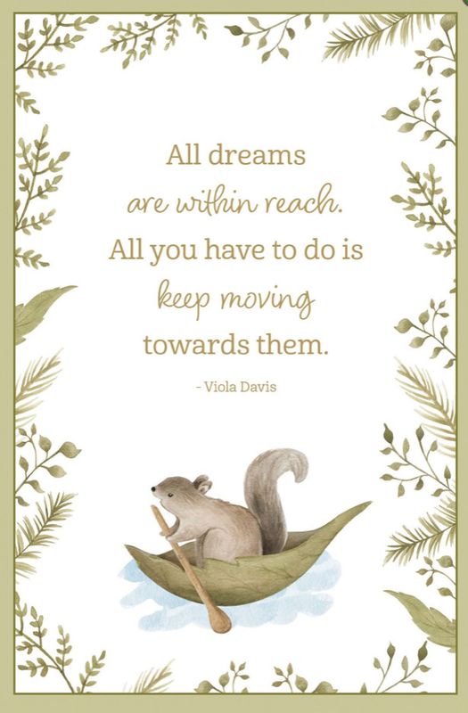 Squirrel Canoe Encouragement Card