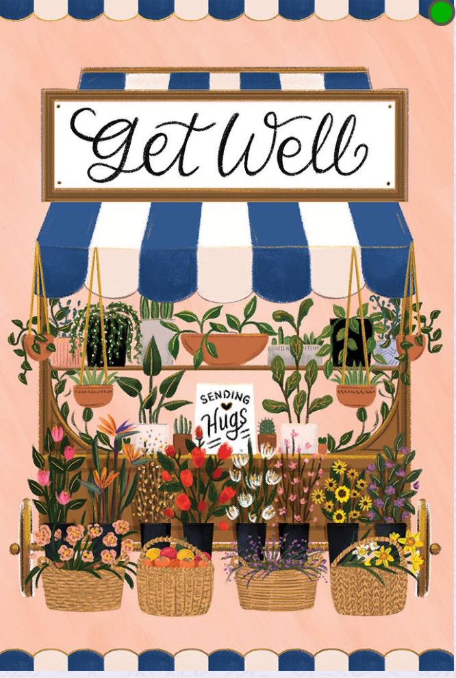 Get Well Get Well Florist Card
