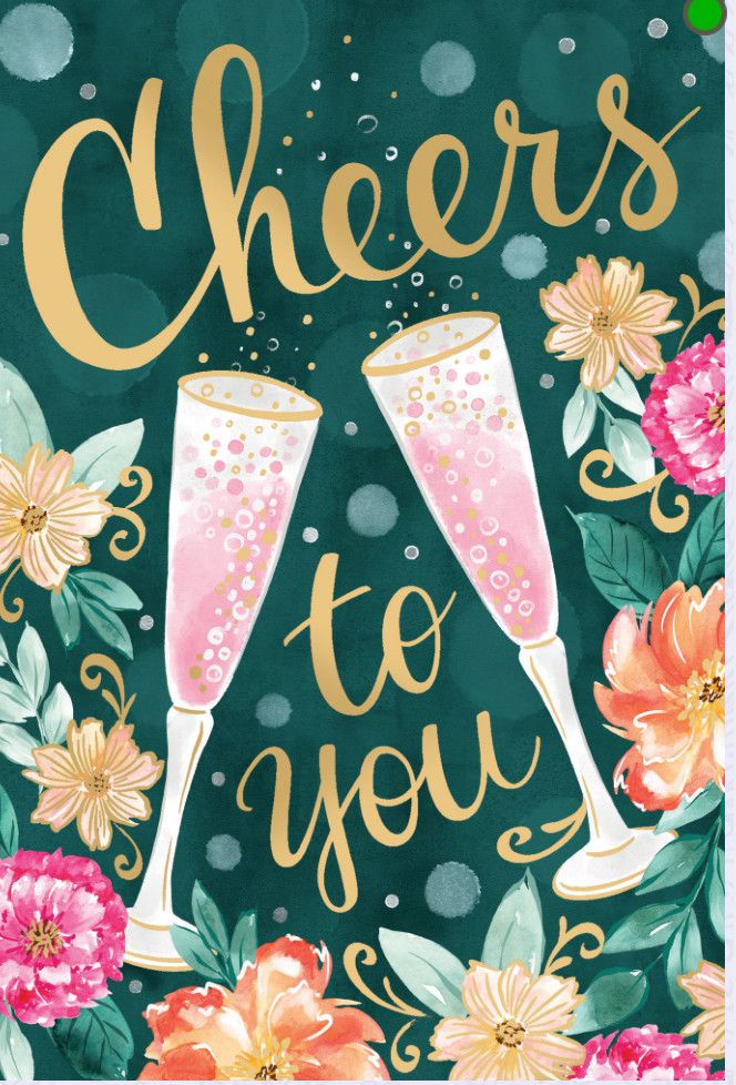 Cheers To You Anniversary Card