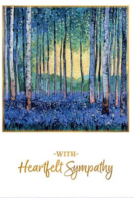Birch Forest Sympathy Card