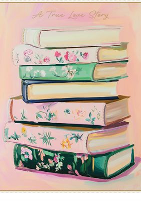 Romance Books Anniversary Card