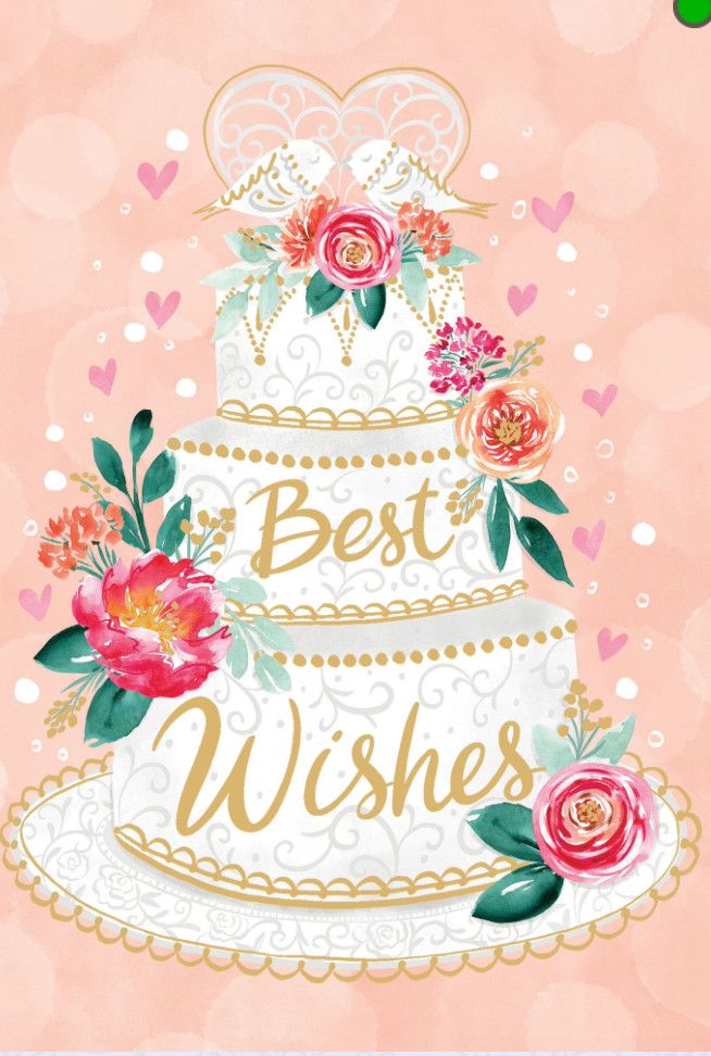 Wedding Best Wishes Card