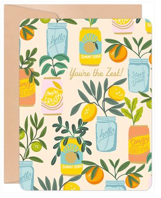 You're The Zest! Thank You Card
