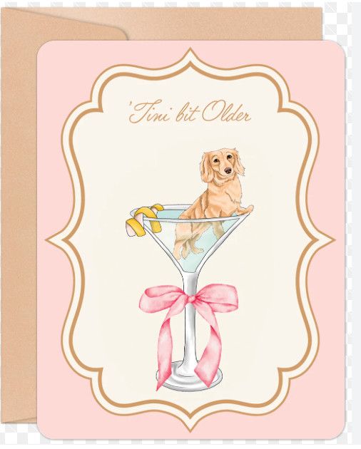 Tini Bit Older Birthday Card