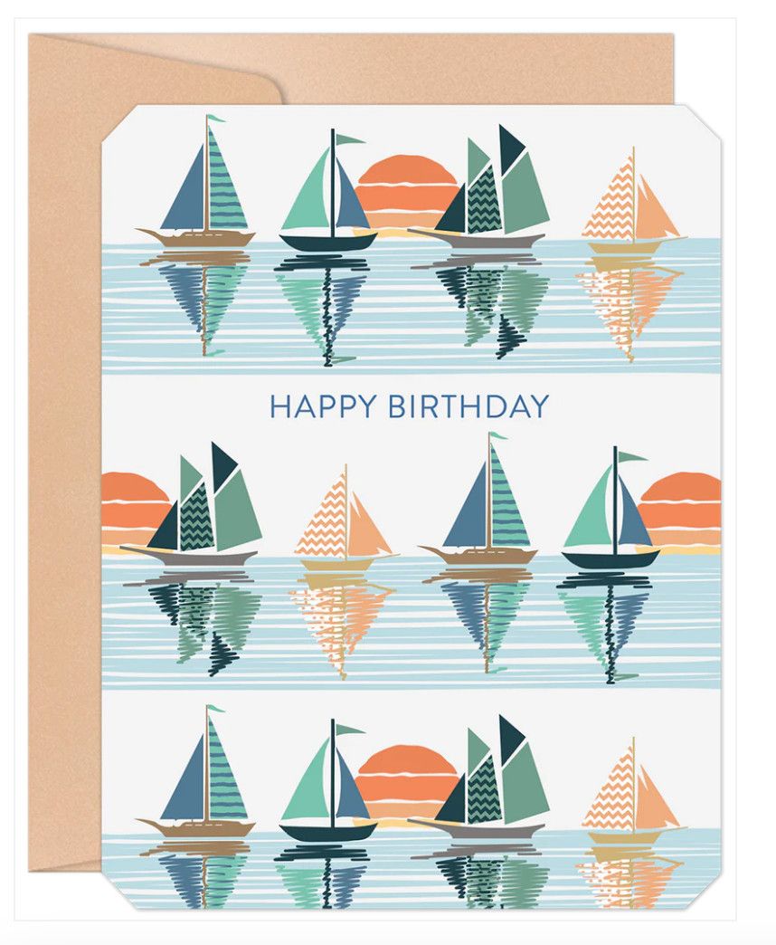 Happy Birthday Sail-a-Brate Card