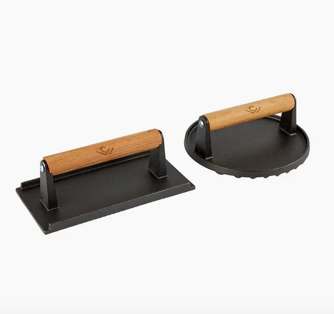 Cast Iron Burger Press Kit