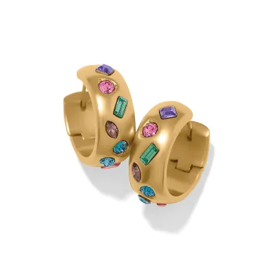 Love Messages B Radiant Bright Hoop Earrings
